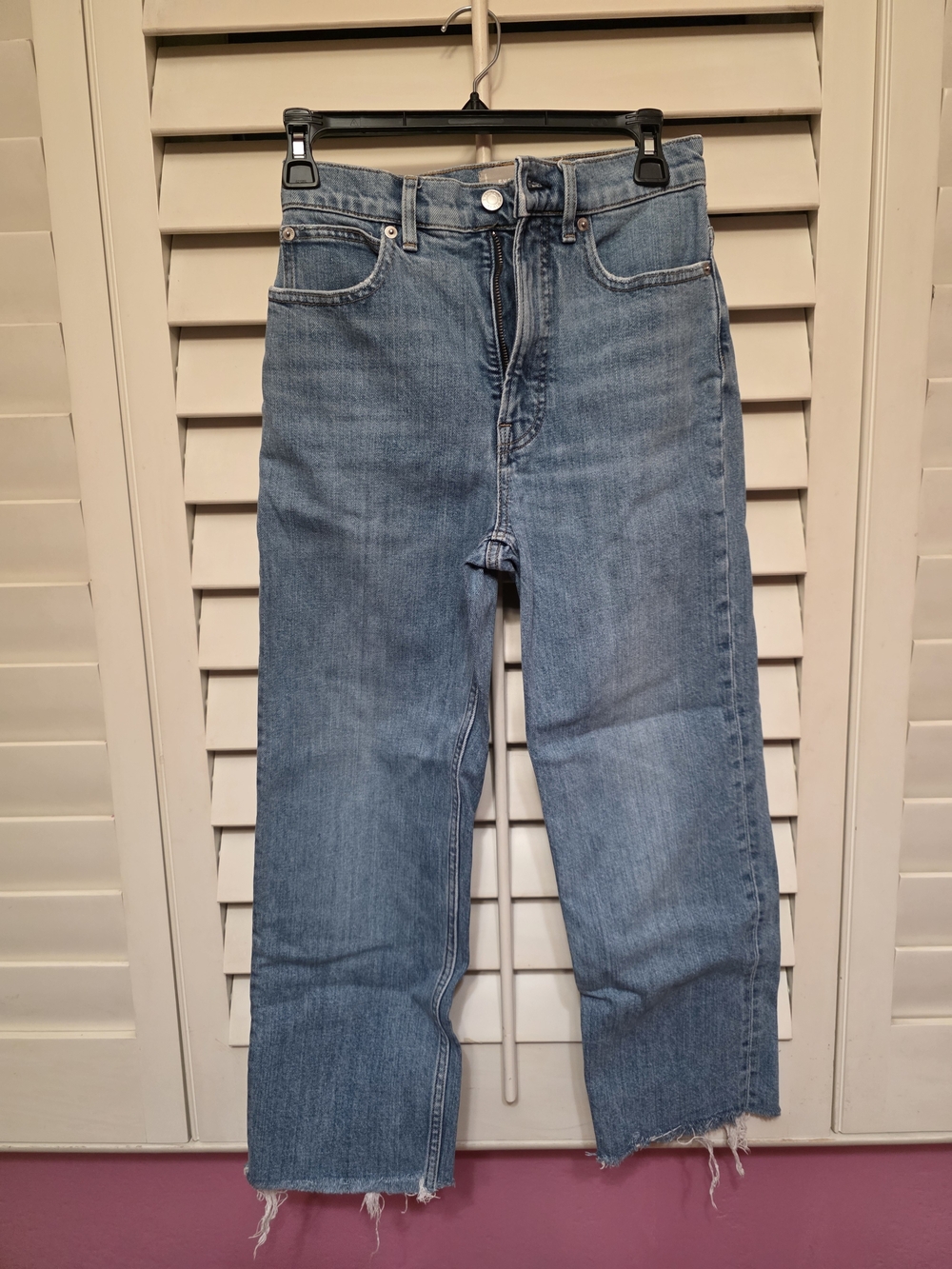 Everlane Light Blue Straight-Leg Women's Jeans